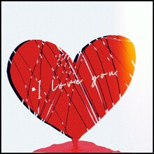 カイジューバイミー「I love you」配信ジャケット