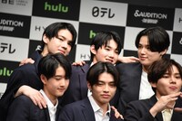 「&AUDITION - The Howling -」の記者発表会の様子。