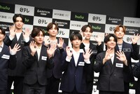 「&AUDITION - The Howling -」の記者発表会の様子。