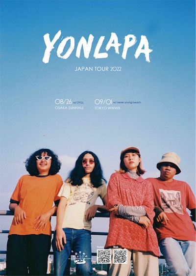 「YONLAPA JAPAN TOUR 2022」フライヤー