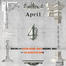 ISSUGI「April ft Eujin KAWI, KID FRESINO, BES」配信ジャケット