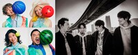 左からゲスの極み乙女、ASIAN KUNG-FU GENERATION。