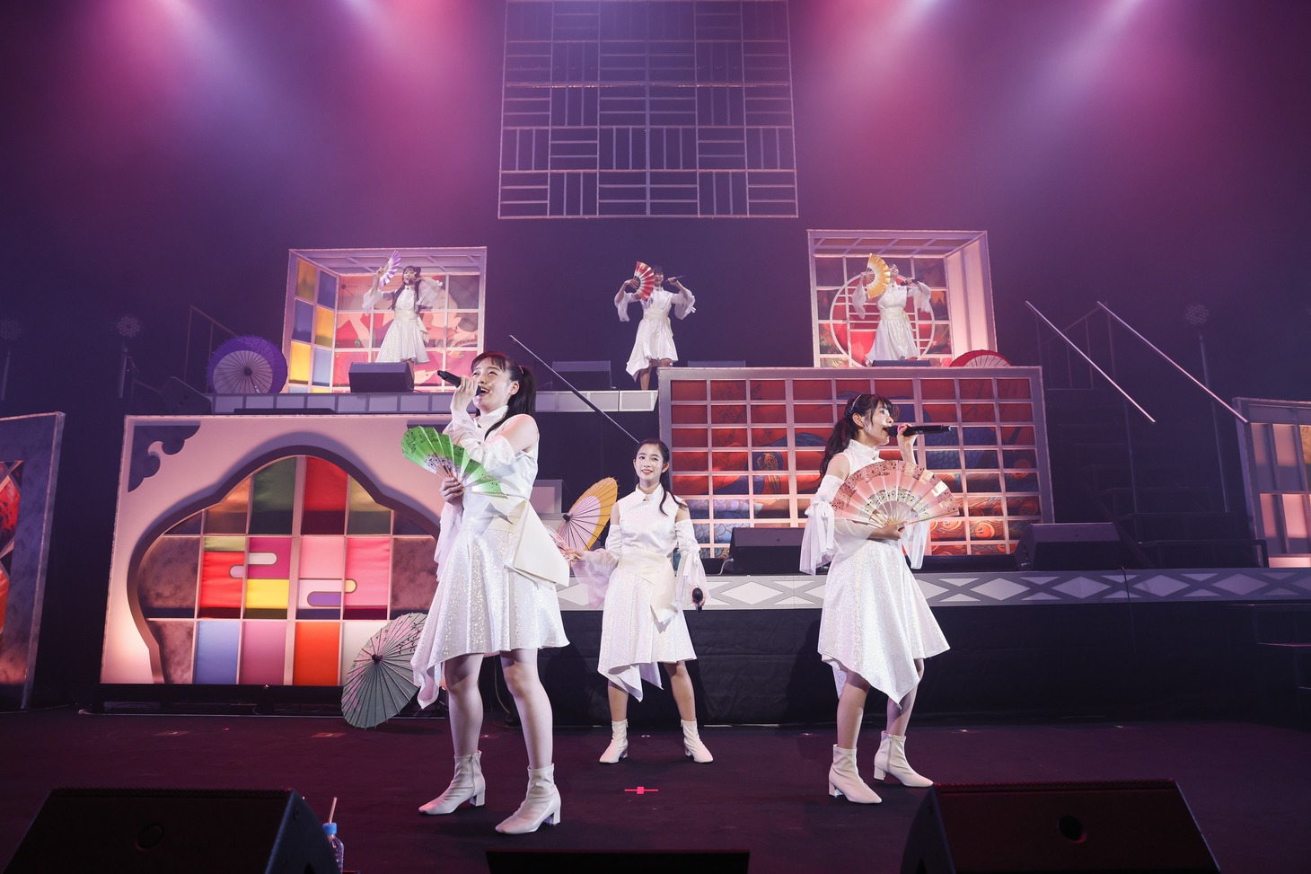 ばってん少女隊7周年記念ライブの様子。