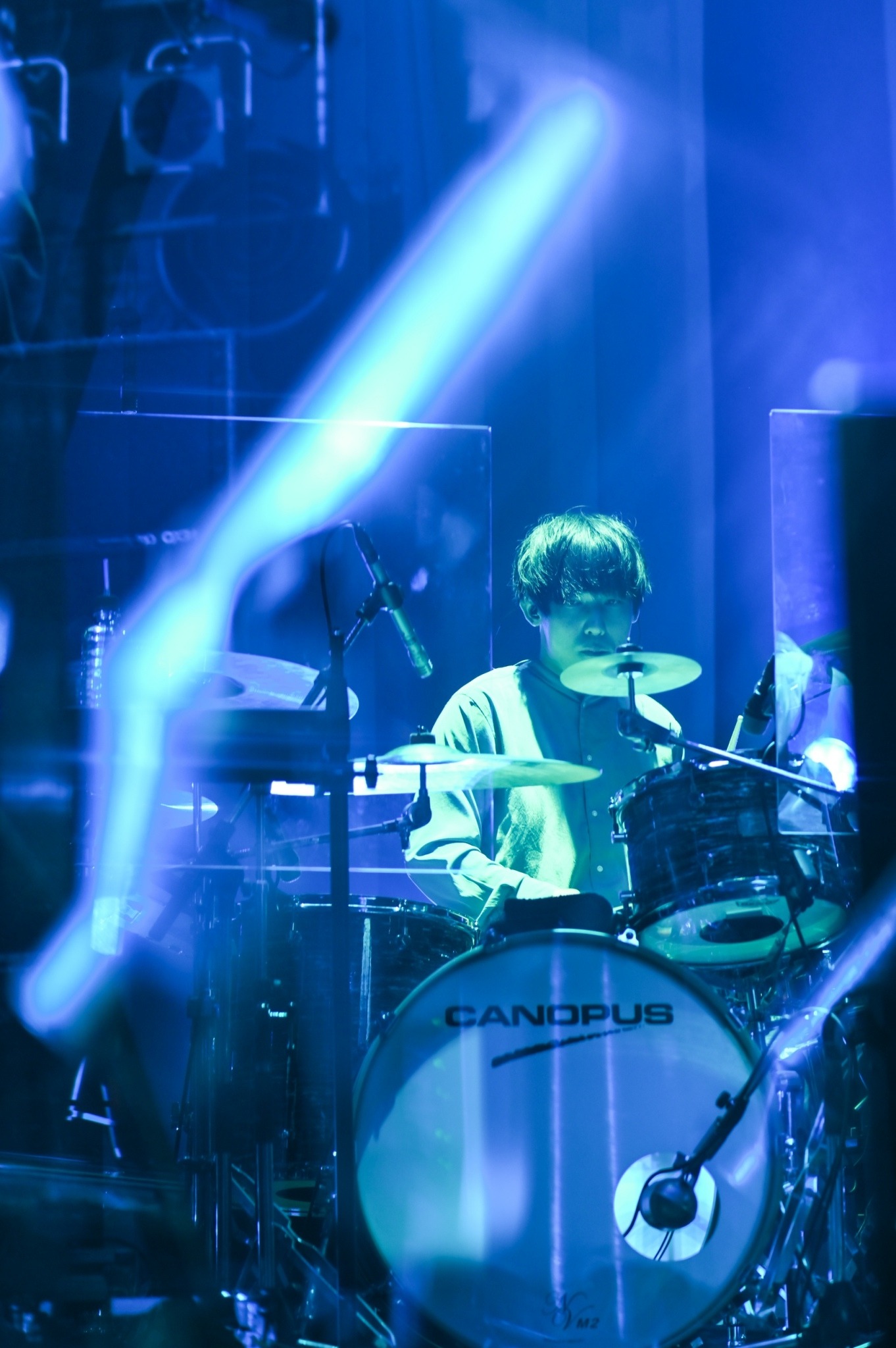 坂東志洋（Dr）（Photo by MASANORI FUJIKAWA）