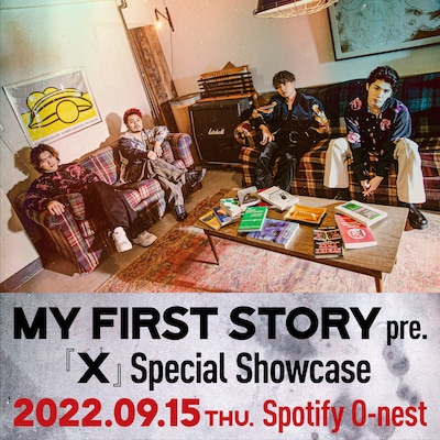 「MY FIRST STORY pre.『X』Special Showcase」告知用ビジュアル
