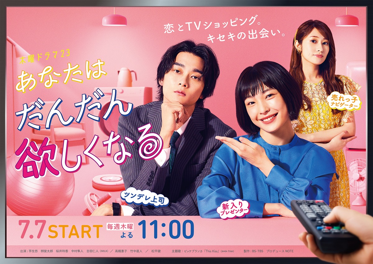 ドラマ「あなたはだんだん欲しくなる」告知ビジュアル