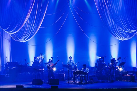 「ohashiTrio HALL TOUR 2022」昭和女子大学人見記念講堂公演の様子。（撮影：勝永裕介）