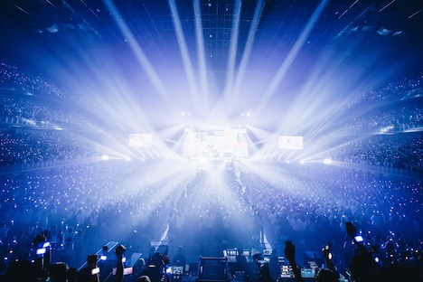 「Mrs. GREEN APPLE ARENA SHOW “Utopia” supported by PIA 50th Anniversary」の様子。（撮影：上飯坂一）