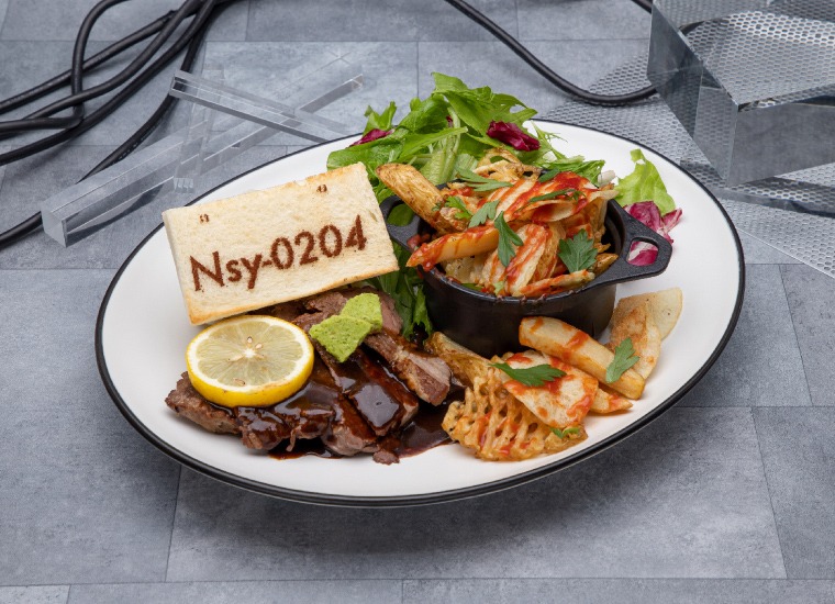 「お気に入りの食材を全部♪ 素敵な(?)ステーキプレート！」