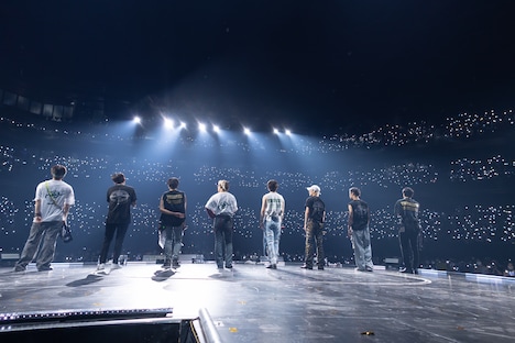 「ATEEZ 2022 WORLD TOUR [THE FELLOWSHIP : BEGINNING OF THE END] in JAPAN」7月16日公演の様子。