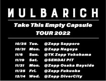 「Nulbarich Take This Empty Capsule TOUR 2022」告知画像