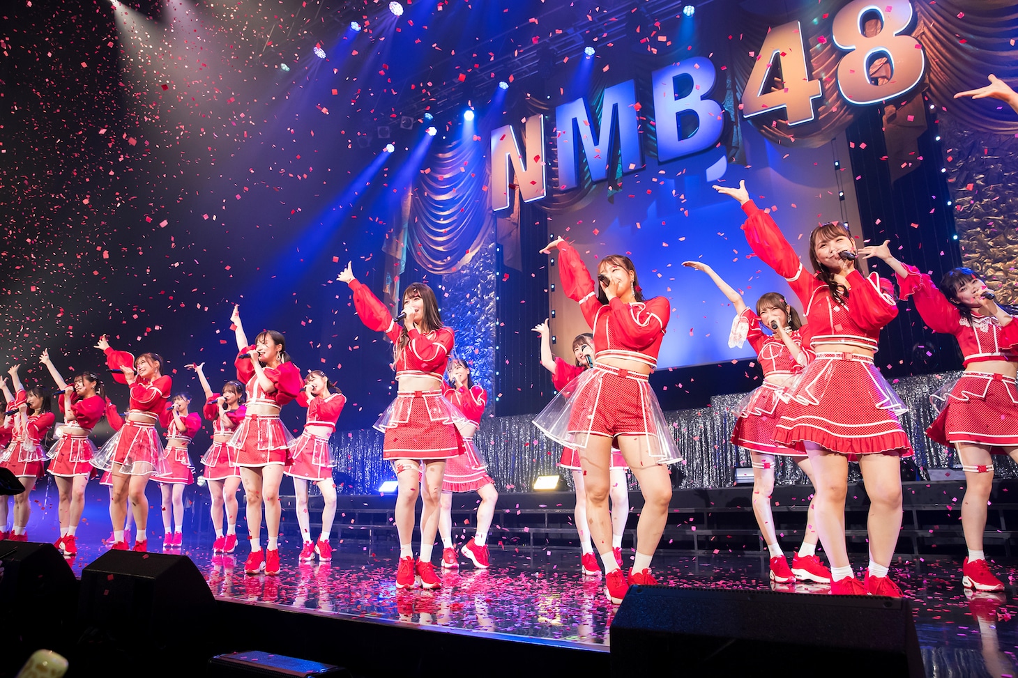 「NMB48 NAMBAZAAR ～紅組2022～」の様子。 (c)NMB48