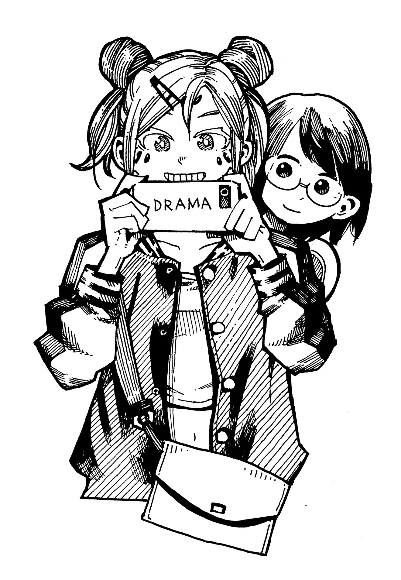 「生き残った6人によると」イラスト