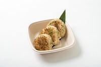 ニューヨーク 屋敷考案 思い出のごま油ザーサイ焼きおにぎり～日清やみつきオイル ごま油にんにくを使って～