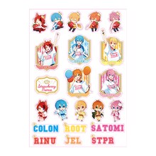 「Strawberry Summer!! すとぷり夏の苺文化祭!!」会場限定グッズの「すとぷりクリアステッカー（2022 Strawberry Summer ver.!!）」。