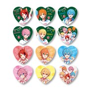 「Strawberry Summer!! すとぷり夏の苺文化祭!!」会場限定グッズの「すとぷり ハート缶バッジくじ（2022 Strawberry Summer ver.!!）」。