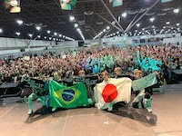 ONE N' ONLYとブラジルのSWAG。（撮影：ニッポンジャー）