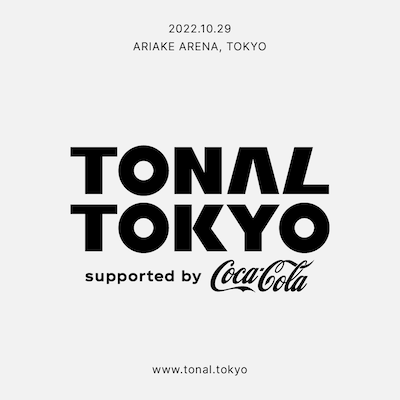 「TONAL TOKYO」告知ビジュアル