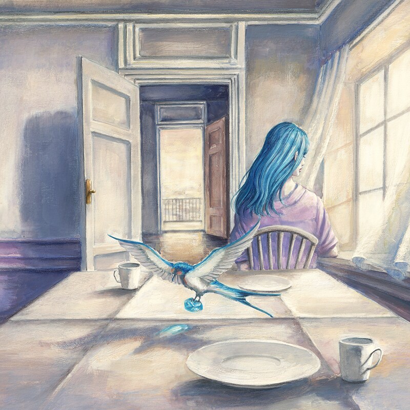 ヨルシカ「左右盲」配信ジャケット