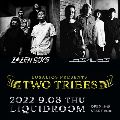 「LOSALIOS Presents "TWO TRIBES"」ビジュアル