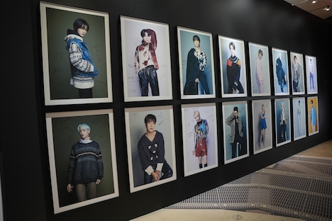 「EXHIBITION」コーナーの様子。