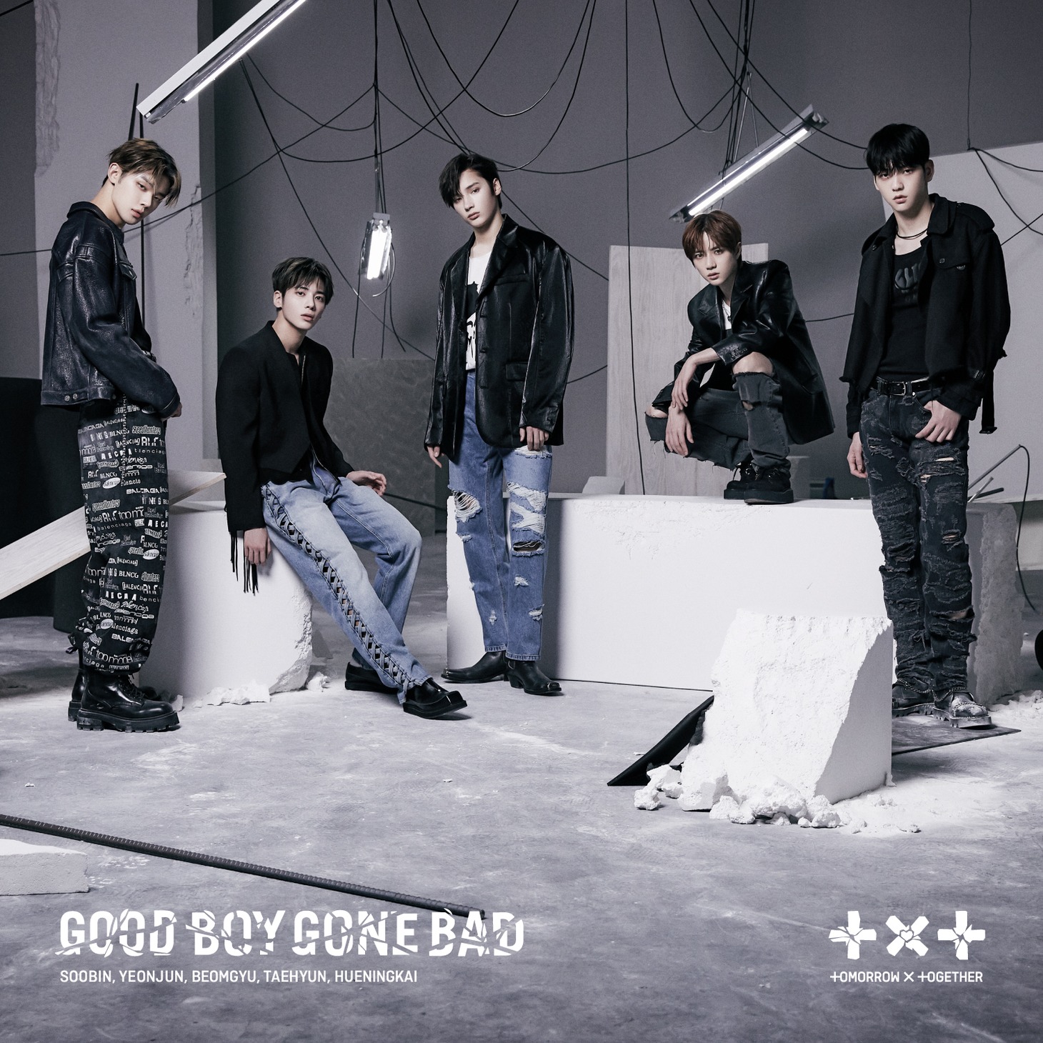 TOMORROW X TOGETHER「GOOD BOY GONE BAD」初回限定盤Aジャケット (P)&(C) BIGHIT MUSIC