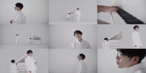 川崎鷹也「メロディー」ミュージックビデオの場面カット一覧。