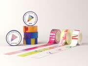 物販コーナーで販売される、「D'FESTA」オリジナルマスキングテープ。(c)DISPATCH