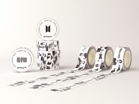 物販コーナーで販売される、「D'FESTA」オリジナルマスキングテープ。(c)DISPATCH