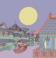 ニューヤナセ「ダークムーンサイド」配信ジャケット