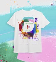 物販コーナーで販売される、「D'FESTA TOKYO」オリジナルのArtist paintingTシャツ。(c)DISPATCH