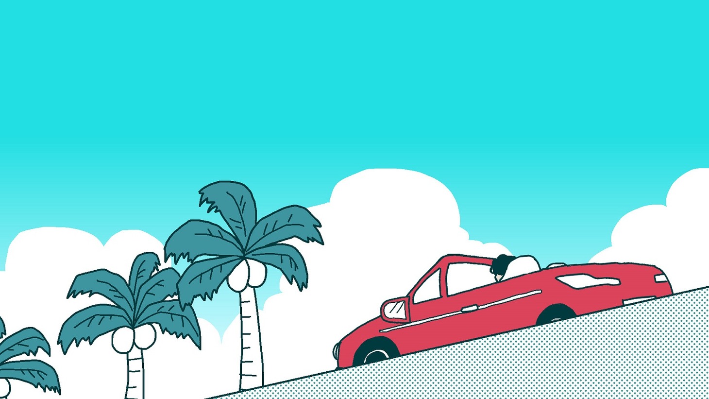 FIVE NEW OLD「Perfect Vacation」ミュージックビデオより。