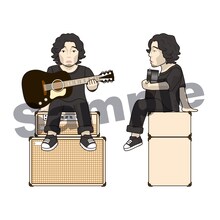 VICTOR ONLINE STORE限定セットに付属する斉藤和義フィギュア。（※画像はイメージです。実際のフィギュアはイラストを基に形成するため、実物と異なることがございます。予めご了承ください）