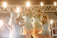 日向坂46「W-KEYAKI FES. 2022」の様子。（撮影：上山陽介）