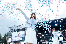 日向坂46「W-KEYAKI FES. 2022」の様子。（撮影：上山陽介）