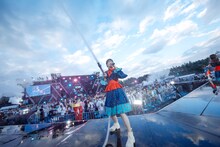 日向坂46 1期生のパフォーマンス。（撮影：上山陽介）