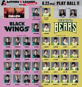 「ACTORS☆LEAGUE in Baseball 2022」出場メンバー