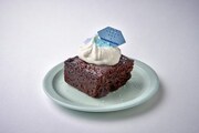 ovgo B.A.K.E.R Meiji St.とのコラボメニュー「TEUME Brownie」。