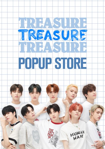 「TREASURE POPUP STORE 2022 SUMMER」告知ビジュアル