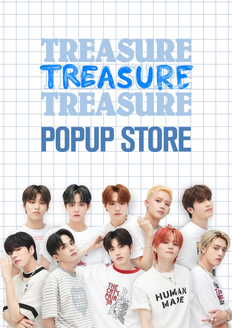 「TREASURE POPUP STORE 2022 SUMMER」告知ビジュアル