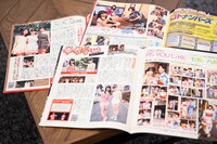 吉田豪は「B.L.T.」の連載でトマパイを計3回ゲストに呼んでいる。（吉田豪提供）