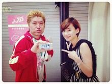 吉田豪と奏木純。「ミスiD 2014」オーディションにて。（提供：吉田豪）