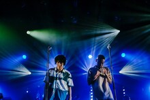 左から石崎ひゅーい、菅田将暉（撮影：鈴木友莉）