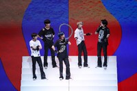 「TOMORROW X TOGETHER WORLD TOUR＜ACT : LOVE SICK＞IN U.S.」アメリカ・MICROSOFT THEATER公演の様子。(P)&(C)BIGHIT MUSIC