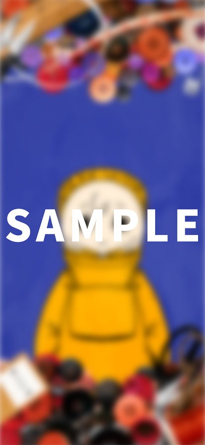 秋山黄色Apple Music「オリジナルスマホ待ち受け画像」サンプル