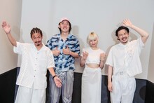 左からモリシー、ビッケブランカ、PORIN、atagi。（撮影：曽我美芽）