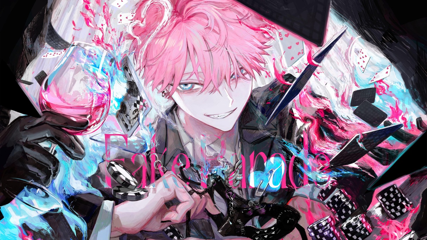 超学生「Fake Parade」MVのワンシーン。