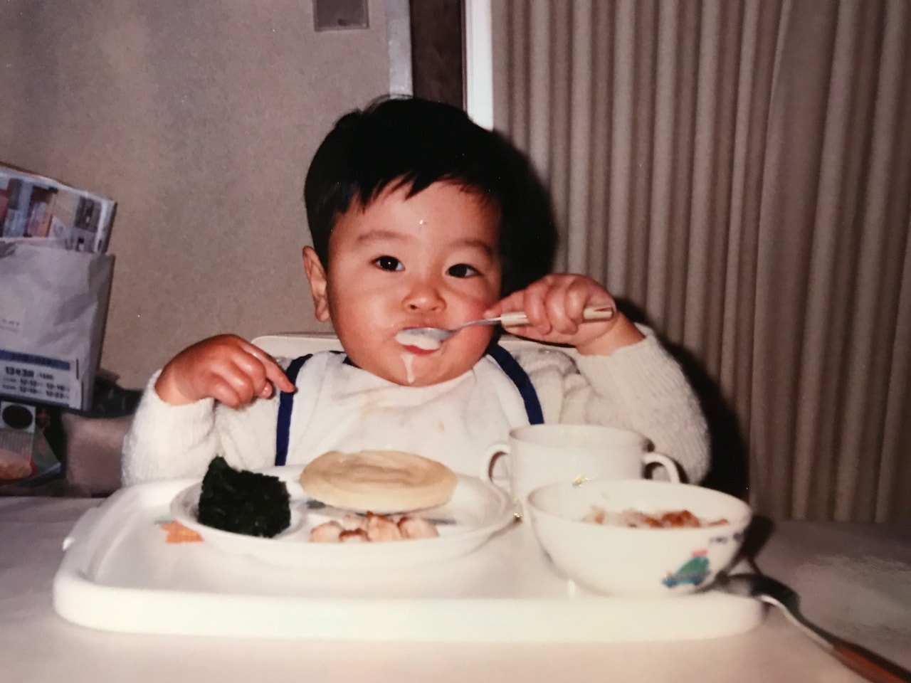 幼少期の三船雅也。