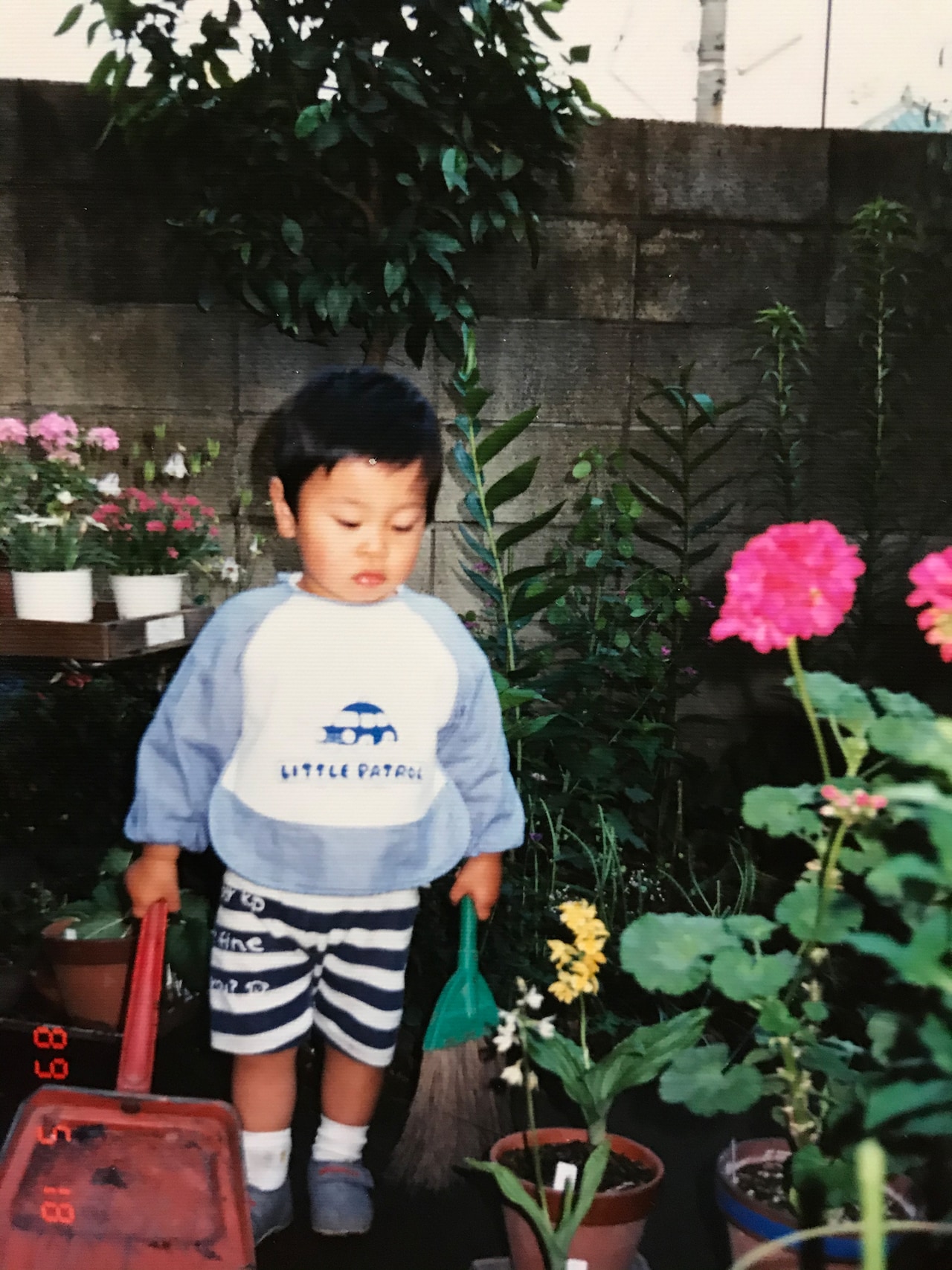 幼少期の三船雅也。