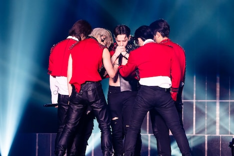 Stray Kids「Stray Kids 2nd World Tour "MANIAC" in JAPAN」国立代々木競技場第一体育館公演の様子。（撮影：田中聖太郎）